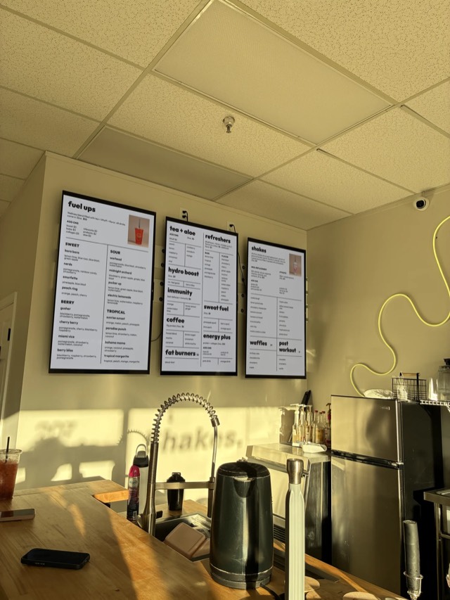 The Blend digital menu